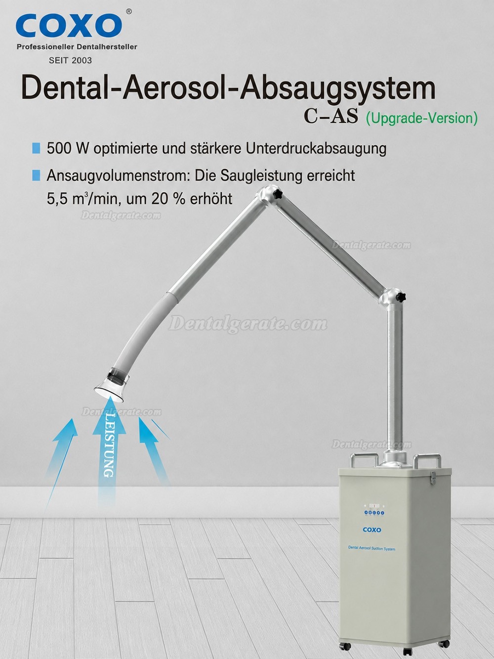 YUSENDENT® Upgrade-Version Externe orale Aerosol Absaugung mit UV-Desinfektion YUSENDENT® Upgrade-Version Externe orale Aerosol Absaugung mit UV-Desinfektion